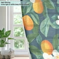 thumbnail image 4 of Yayeee Window Curtains Set of 2 for Living Room Light Filtering 63"x52", Orange Fruit, 4 of 7