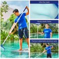 thumbnail image 5 of Surface Landing Net, Leaf Skimmer With 1.2m Detachable Handle Fine Mesh Net Swimming Pool Cleaning Kit For Swimming Pool, Ponds, Fountain (blue), 5 of 5