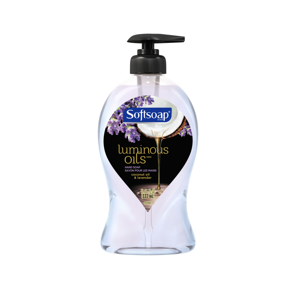 Softsoap Luminous Oils Hand Soap Pump, Coconut Oil & Lavender 11.25