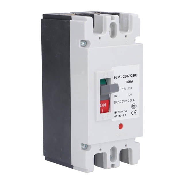 Disyuntor de caja moldeada, disyuntor de CC, interruptor de energía solar 2P, disyuntor miniatura, muy recomendado