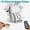 White, variant on AI Voice-to-Image Mini Printer, Portable Inkless Thermal Printer with AI Image Generation & Voice Q&A, Bluetooth Sticker Printer with Thermal Paper for DIY, Journaling & Family Creative Time - Black
