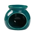 thumbnail image 3 of Lipstore Ceramic Essential Oil Burner Melt Burner for Bathroom Meditation Kitchen Green, 3 of 8