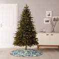 thumbnail image 6 of Xecao Flowers In Vintage Pattern Christmas Tree Skirt Round Xmas Tree Mat Base Cover for Holiday Home Decorations-36", 6 of 6