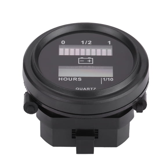 Battery Meter, Warning Low Charge Tester, High for Golf Cart RV Marine Boat