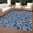 thumbnail image 3 of Addison Rugs Chantille Indoor/Outdoor Transitional Kids Navy Machine Washable Rectangle Rug, 8' x 10', 3 of 8