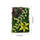 thumbnail image 3 of Panel de Cercado de Seto Artificial 60x40cm Pantalla de Privacidad de Hojas Falsas para Balcón Jardín Decoración Exterior, 3 of 7