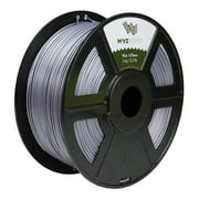 WYZworks PLA 1.75mm [ SILVER ] Premium Thermoplastic Polylactic Acid 3D Printer Filament - Dimensional Accuracy +/- 0.05mm 1kg/2.2lb + [ Multiple Color Options Available ]