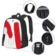 thumbnail image 2 of Easygdp HOHOHO Christmas Mochila de Gran Capacidad Minimalista Ideal para Escuela, Viajes y Uso Diario, 2 of 6