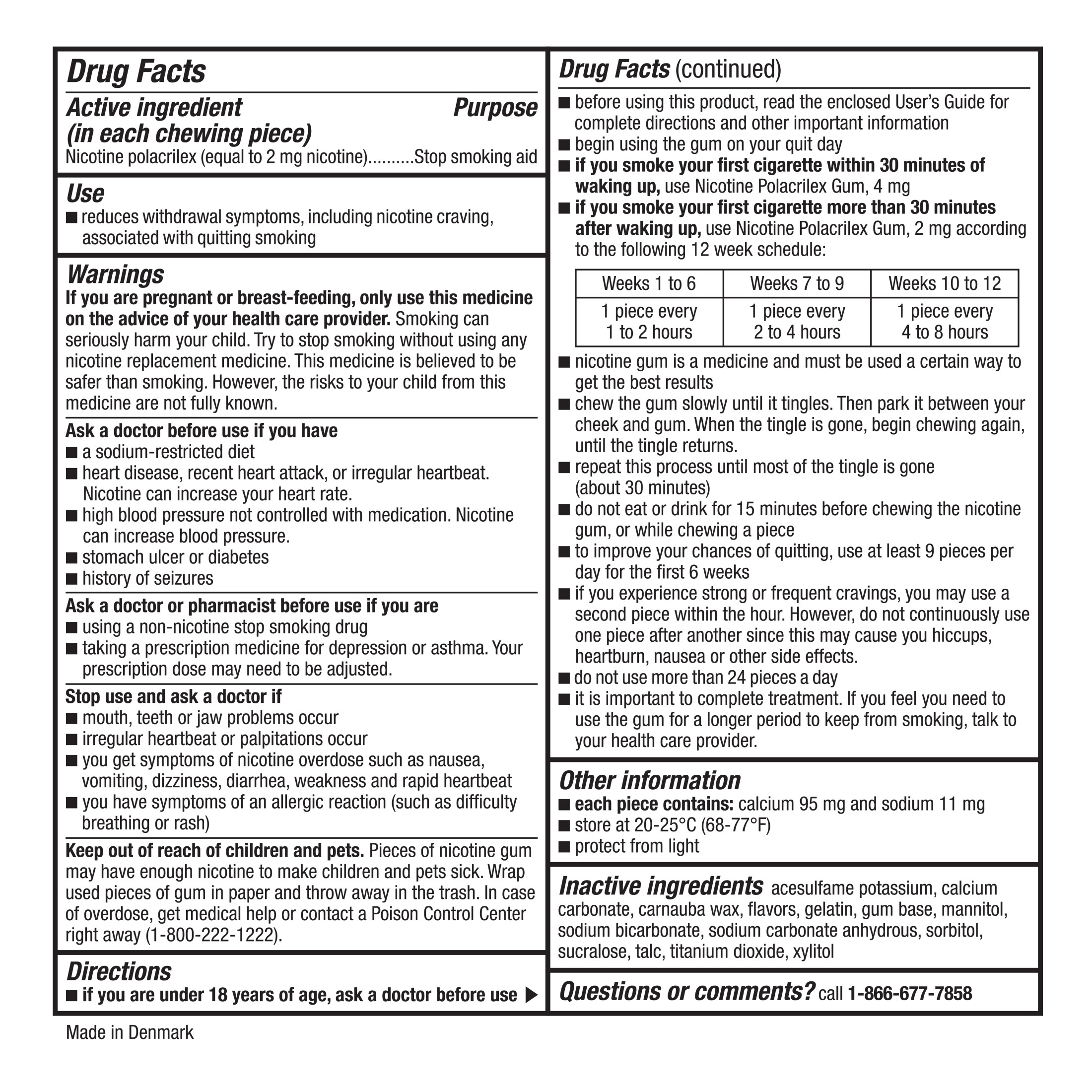 Equate Nicotine Gum  2 mg, Stop Smoking Aid, Fruit Flavor, 160 Count
