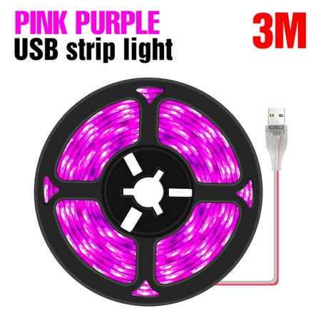 

QWZNDZGR LED Full Spectrum Phyto Lamp USB 5V Grow Light Strip 0.5m 1m 2m 3m 2835 SMD Plants Flowers LED Greenhouse Cultivo Hydroponic