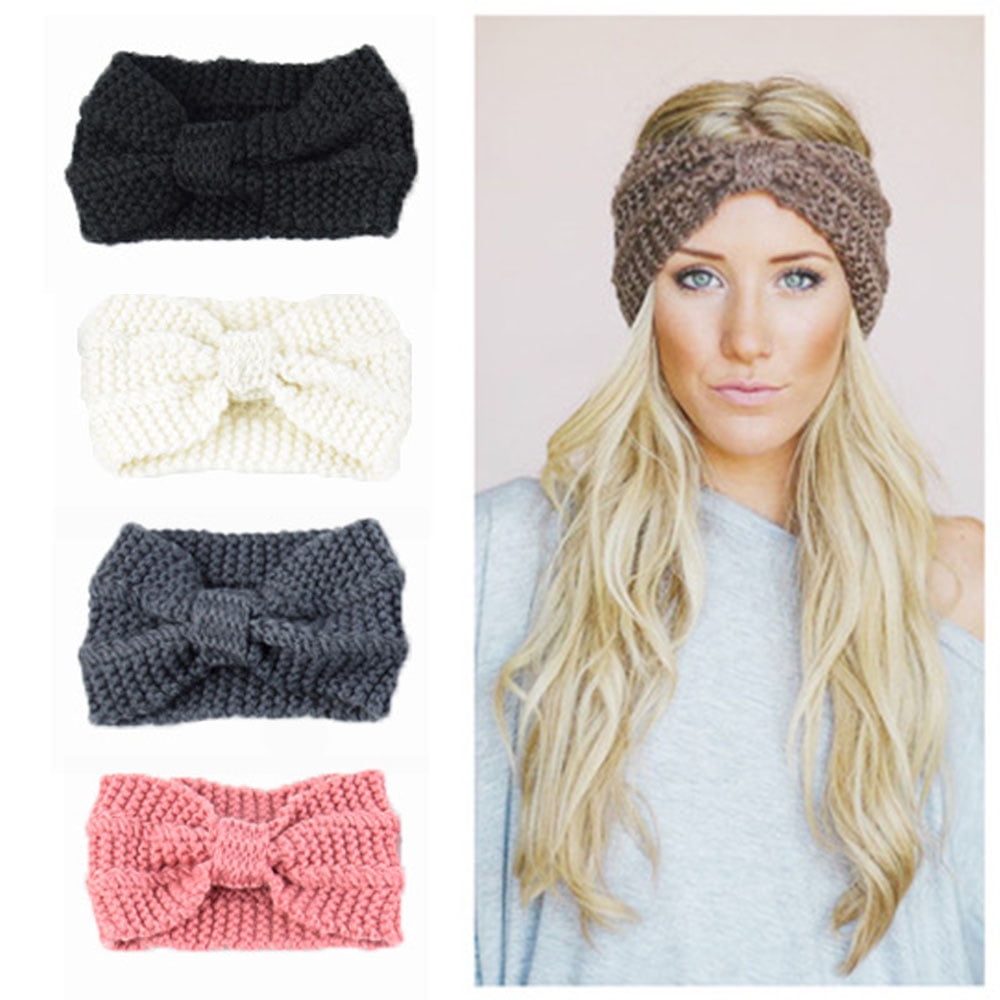 Bandeaux D'hiver Pour Femmes – 4 Pièces Tricotées, Chauds Et Tendances - 9