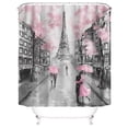 thumbnail image 3 of Set de baño Chrainy Paris, cortina de ducha con forma de torre Eiffel, 4 unidades, 3 of 7