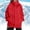 A01 Red, variant on LSOLMD Rain Jacket Women Lightweight Packable Hooded Rain Coat Windbreaker Hiking Raincoat Active Outdoor Rain Jackets