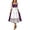 1Dark Purple, variant on Xijirk Women's Dirndl Dress Traditional Bavarian Lace 3/4 Sleeve Floral Embroidery Midi Apron for Oktoberfest Halloween Party,XL