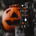 thumbnail image 4 of Halloween Tumbler with Lid and Straw, Halloween theme Gift for Women Men Adults, Halloween Coffee Mug/Water Bottle/Cup, Witch Travel Cup, Halloween Coffee Cup, Spooky Themed Tumbler with Lid and Straw, 4 of 5