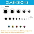thumbnail image 7 of 1221 Pieces Wiggle Googly Eyes Self Adhesive Wiggle Eyes (Assorted Sizes) for DIY Crafts Scrapbooking (Classic & Assorted Colors), 7 of 7