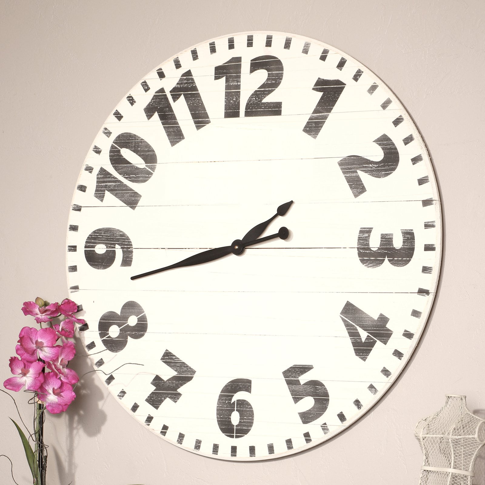 BrandtWorks Industrial Oversized Wall Clock