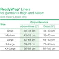 thumbnail image 4 of L&R Ready Wrap Liner Sock Calf and Foot, ReadyWrap, 1 Pair (Thigh High - XXL), 4 of 4