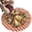 Crimson, Cream, Gold, Tan, variant on Small Round Rug 3Ft Washable Non-Slip, Christmas Balls Circle Area Rugs for Living Room Bedroom, Xmas Snowflake Pine Needle Red Plaid Indoor Floor Mats Carpet Runner for Home Decor