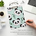 thumbnail image 5 of FMSHPON Panda Bamboo Clipboard Hardboard Wood Nursing Clip Board and Pull for Standard A4 Letter 13x9 inches, 5 of 8