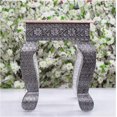 thumbnail image 4 of Handmade Wooden Sitting Stool Indian Traditional Bajot Living Room Stool Oxidized Sitting Stool Pooja Stand Decorative Chowki Pooja Bajot God Sitting Stool Decorated Corner Table - AtoZ India Cart, 4 of 4