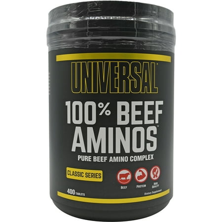 Universal Nutrition 100% Beef Aminos, 400 Tablets