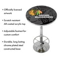 thumbnail image 3 of Chicago Blackhawks Watermark Bar Table with Adjustable Footrest and Acrylic Top, 3 of 5