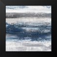 thumbnail image 2 of PI Studio 20x20 Black Modern Framed Museum Art Print Titled - Navy Stripes I, 2 of 5