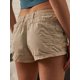 thumbnail image 3 of Shorts Boyfriend con costuras y cintura baja para mujer con bolsillos con solapa Cargo ShortsKhakiX-Large, 3 of 5