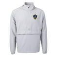 thumbnail image 2 of Men's-Cutter & Buck  Gray LA Galaxy Charter Eco Recycled Full-Zip Anorak Jacket, 2 of 3