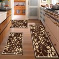 thumbnail image 2 of Kitchen Rugs Sets of 3 Non Slip Washable Kitchen Mats for Floor, Waterproof Kitchen Runner Rug, Floor Mat Carpet for Entryway, Laundry, Sink, Hallway, Bathroom, 2 of 12
