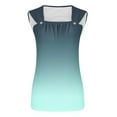 thumbnail image 5 of LADIGASU Women's Gradient Color Camisole Sleeveless T-shirt Loose Tank Top, 5 of 5