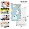 thumbnail image 3 of Rats Mouse Hand Towel Bath Towels Face Towels Cotton Absorbent for Home Hotel Spa Swimming Yoga Sports Decorative Towel Set of 2, 3 of 8