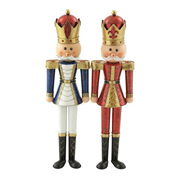 2Pc Metal Nutcracker Set