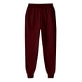 thumbnail image 5 of IYYVV Womens Joggers Pants Lightweight Running Sweatpants with Pockets Athletic Tapered Casual Pants for Workout Lounge Wine 2XL, 5 of 7