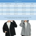 thumbnail image 3 of BYHONG Jackets for Girls Fall Winter Children's Hooded Coat Large Children's Casual Top Zipper Coat for Girls Grey 5-6 Years, 3 of 9