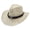 Yellow, variant on Men Summer Western Cowboy Hat Shapeable Hat Hollowed Out Sun Hat