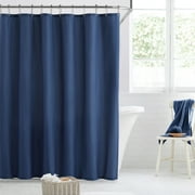 Clorox Waterproof Fabric Shower Curtain, Blue, Ashington Pattern, 72" x 72"