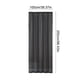 thumbnail image 2 of Cortina negra M - Cortinas de gasa de color sólido, cortinas semitransparentes, cortinas de poliéster, cortinas decorativas, modelos de pasador a través, 2 of 7