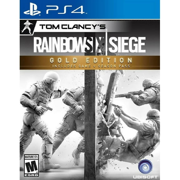 Restored Tom Clancy's Rainbow Six Siege: Gold Edition (PlayStation 4, 2015) Shooter Game (Refurbished)