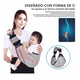 thumbnail image 3 of Mochila Cangurera Portabebés Gris, 3 of 5