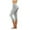 Gray, variant on Stamzod Women's Activewear Leggings Summer Solid Color Stretch Gym Leggings Casual Slim Fit Plus Size High Waisted Leggings for Women Black M