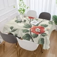 thumbnail image 2 of Yayeee Tablecloths for Rectangular Tables 54 x 54 inch Party Table Cover, Red Floral Pattern, 2 of 6