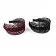 thumbnail image 6 of Exquisite Headdress Broadside Wide Side Makeup Wash Face Girls Women Hairband Hair Accessories Lace Hair Hoop Korean Style Headband GREY, 6 of 8