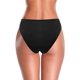 thumbnail image 2 of Women's Cheeky Bikini Bottom Ruched Swim Bottoms Negro G Negro G Xishao ropa, 2 of 2