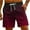 Hot Pink, variant on Mens Swim Trunks Quick Dry Plus Size Swim Shorts with Drawstring Pocket Multicolor Print Mens Beach Shorts Swimwear