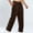 Coffee, variant on TIANZEN Striped Loose Button Up Casual Pants For All Day Comfort And Style Pants Mens Big And Tall Big Tall Pants Boy 10