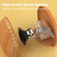 thumbnail image 4 of Reloj despertador Sound Machine Sunrise REACHER R7W de madera natural, 4 of 7