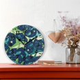 thumbnail image 2 of Yayeee 10" Wall Clock Battery Operated Quartz Round Silent Non-Ticking Home Decor, Sharks Pattern, 2 of 6