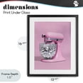 thumbnail image 4 of Stupell Industries Contemporary Disco Kitchen Mixer over Pink Black Framed Print Under Glass, 13 x 16, by LISH Creative, 4 of 8